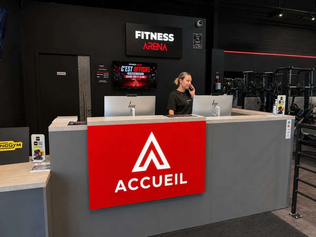 Accueil du club Fitness Arena