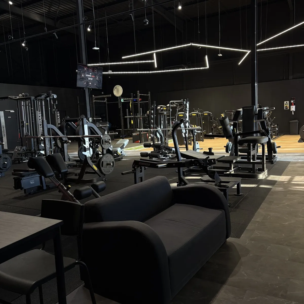 Espace détente de la salle de sport Fitness Arena